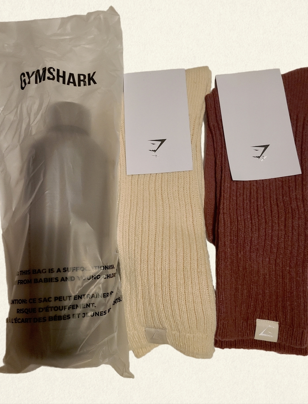 Gymshark Bundle | Water Bottle + Socks | Gym Essentials | New